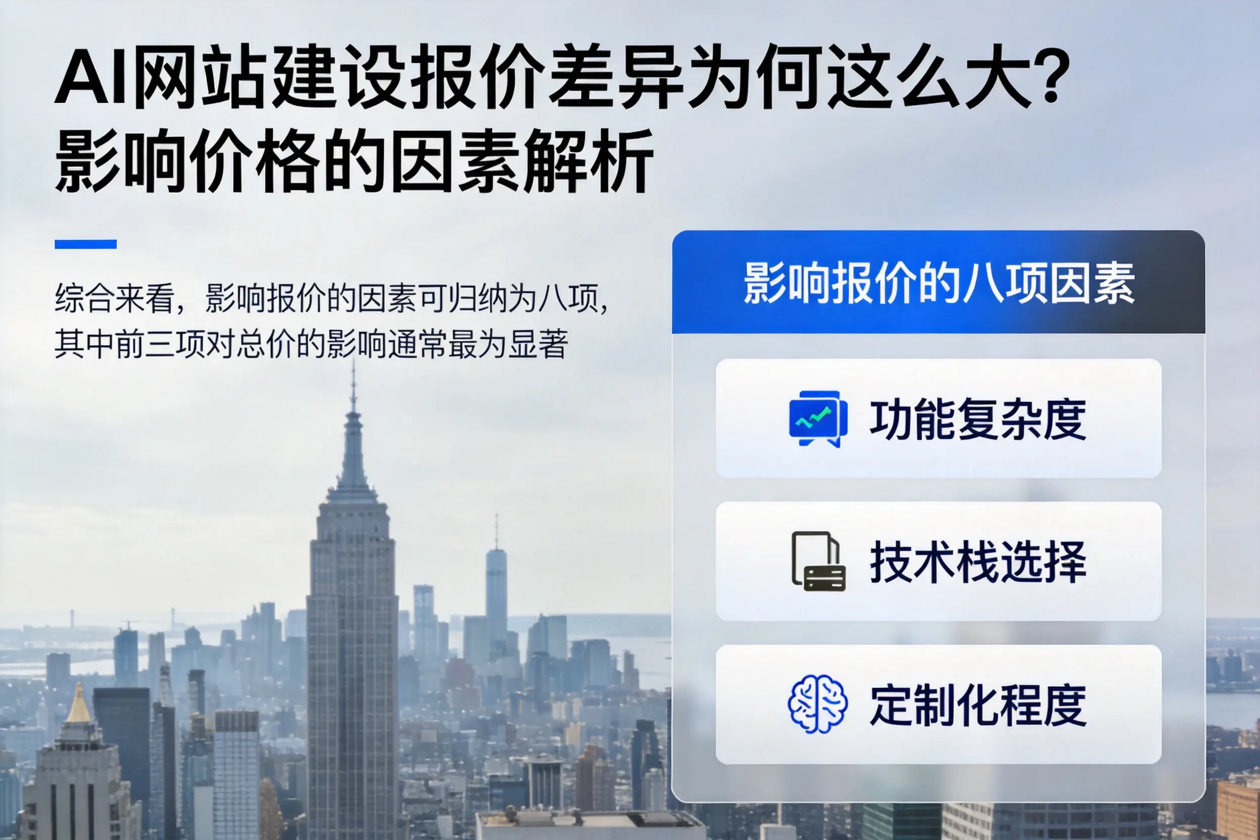 海南AI网站建设报价差异为何这么大?影响价格的因素解析