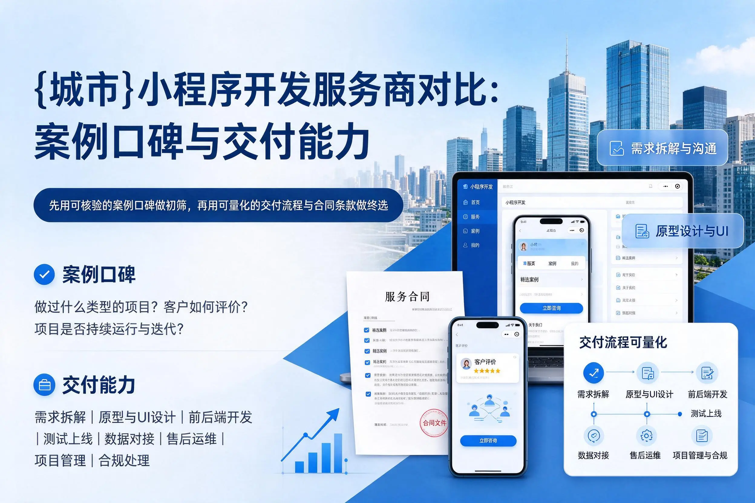 海南小程序开发服务商对比:案例口碑与交付能力