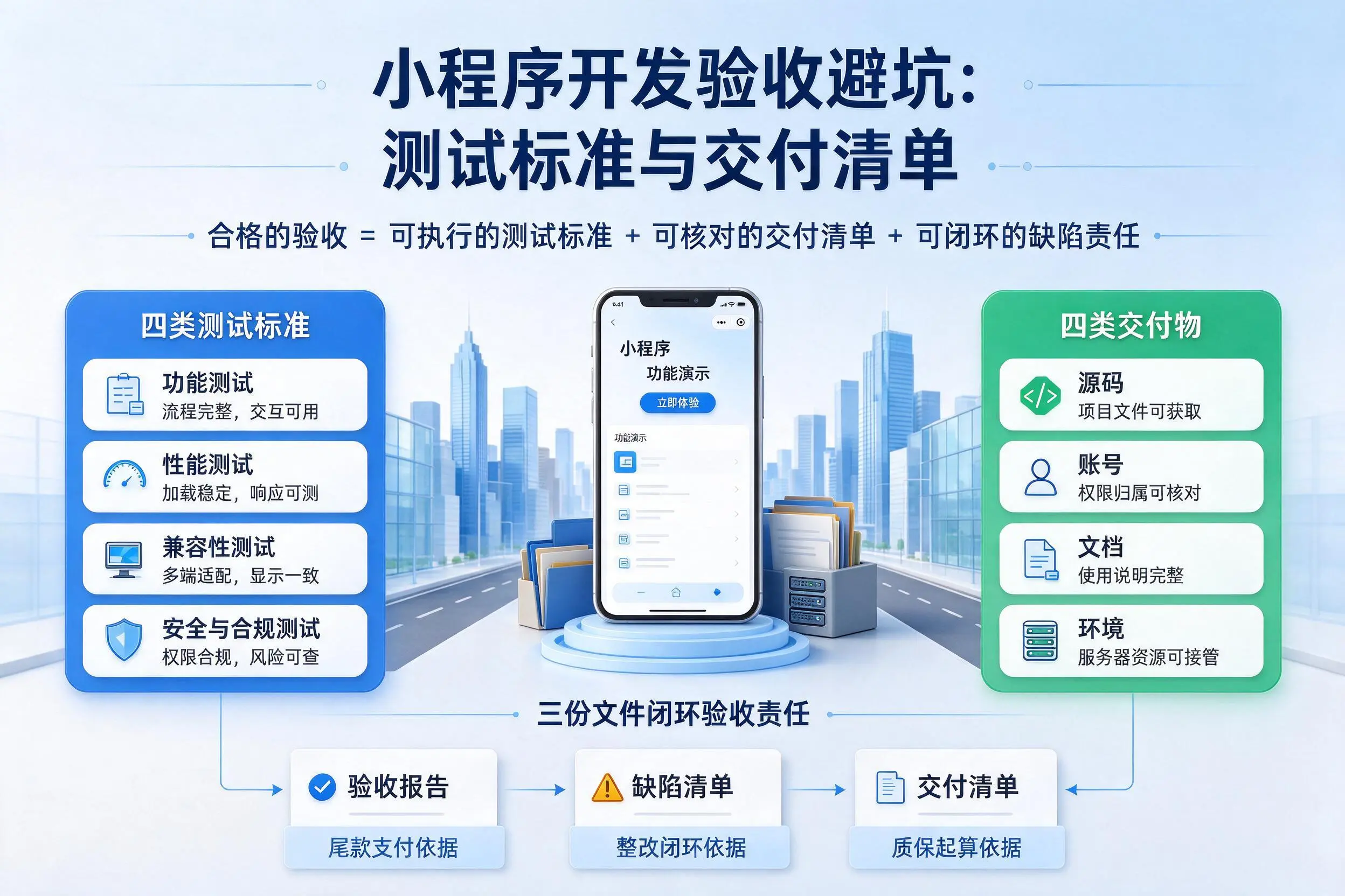海南小程序开发验收避坑：测试标准与交付清单