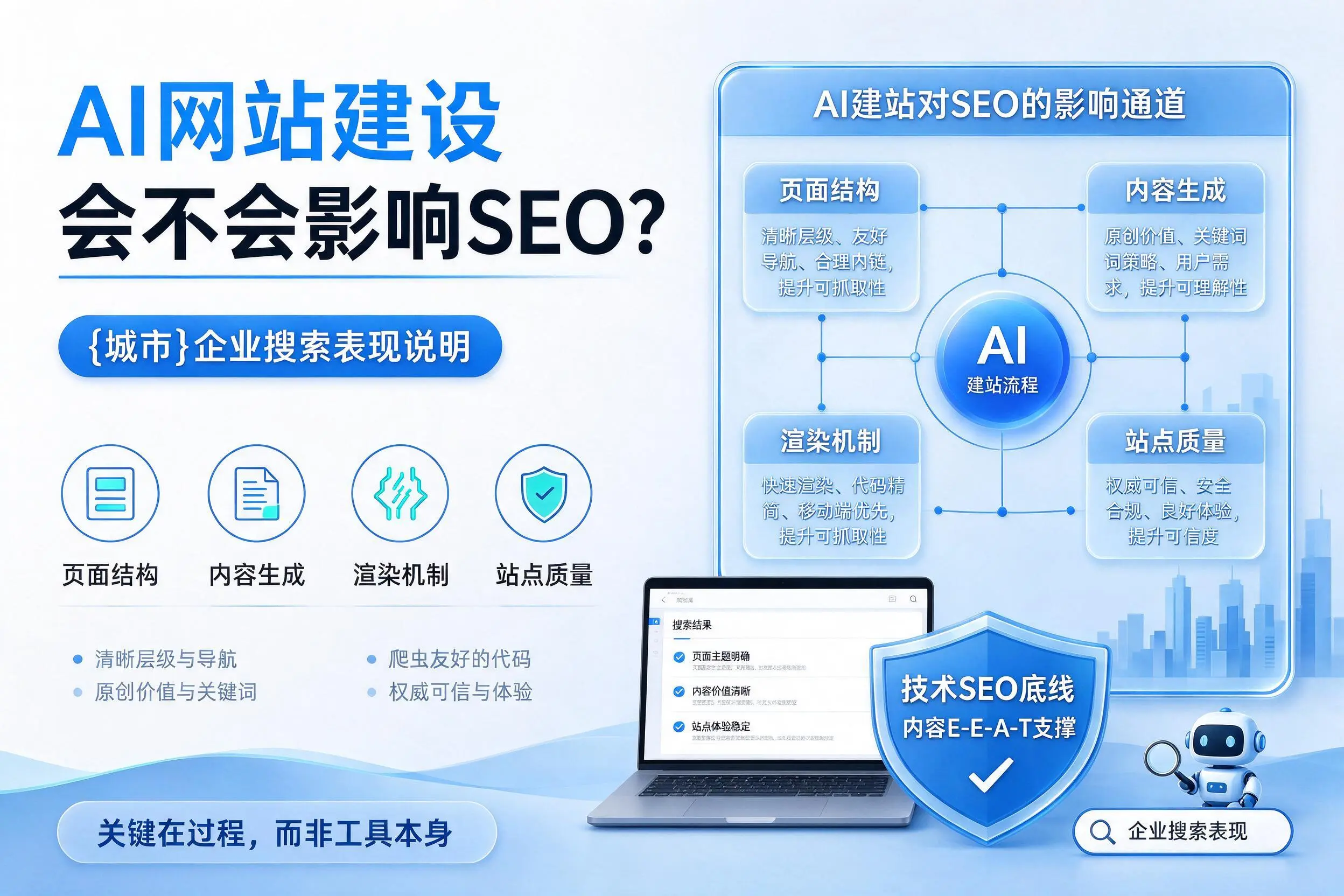 AI网站建设会不会影响SEO？海南企业搜索表现说明