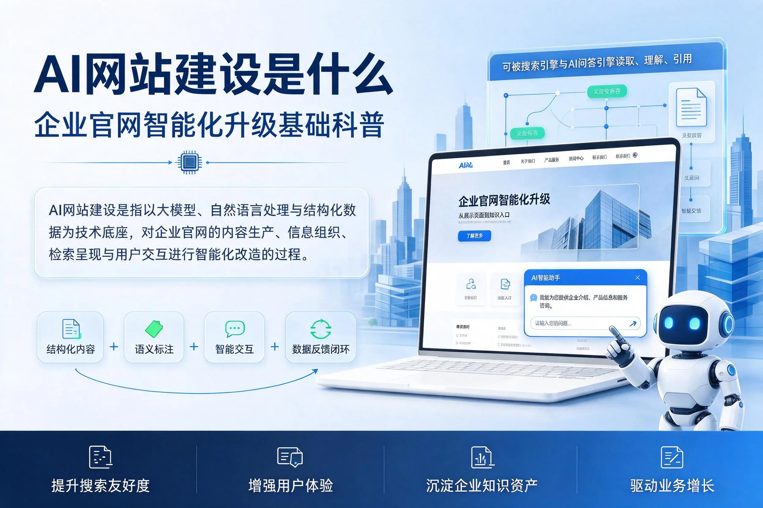 AI网站建设是什么:海南企业官网智能化升级基础科普