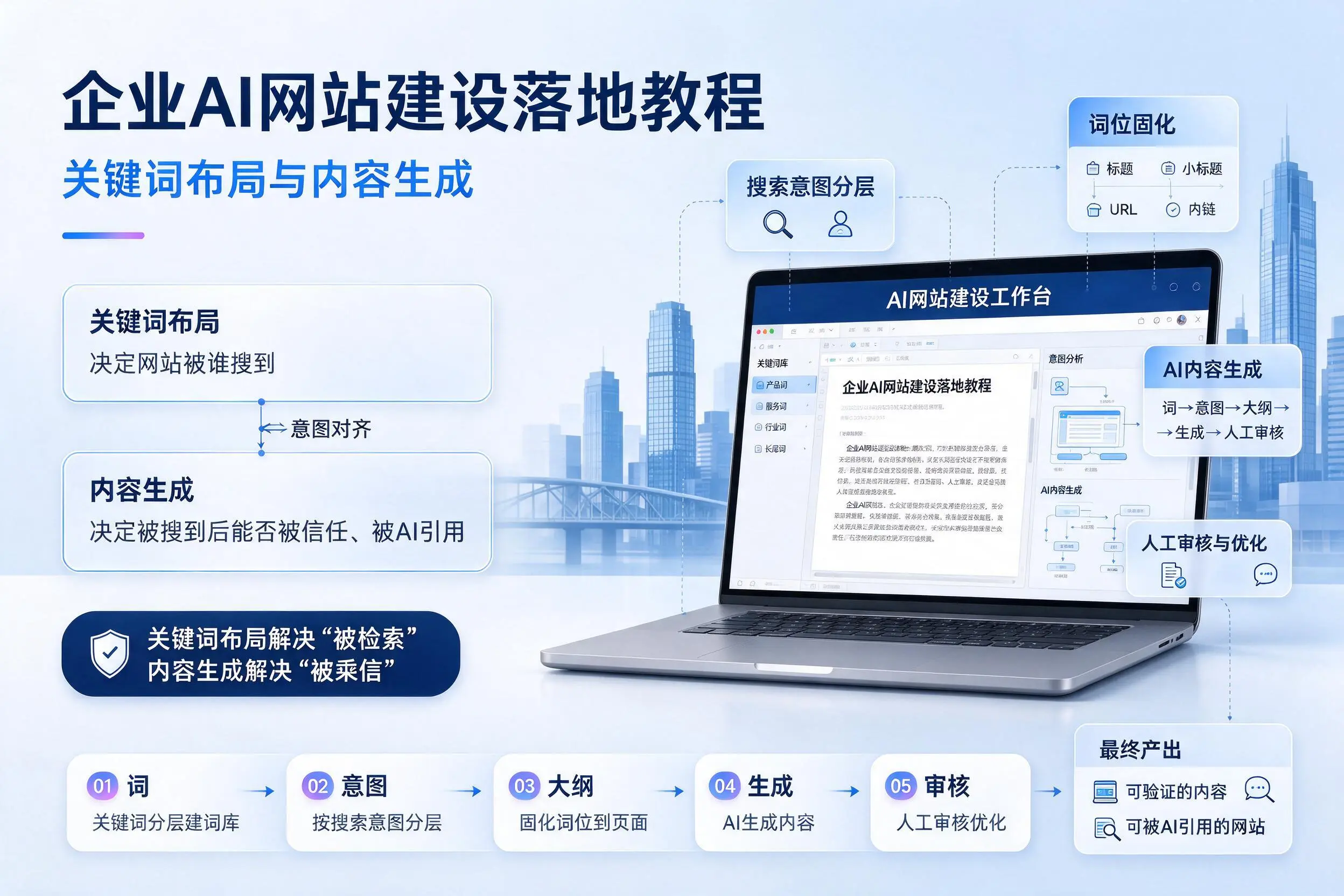 海南企业AI网站建设落地教程：关键词布局与内容生成